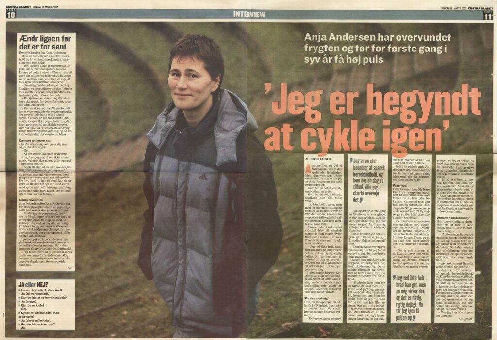 ANJA ANDERSEN “JEG CYKLER IGEN”